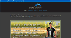 Desktop Screenshot of mountainperformancemassage.com